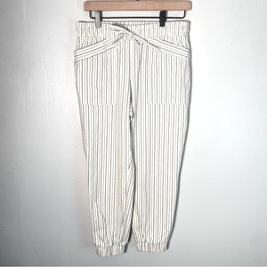 Loft Outlet Striped Pullon Joggers Size Medium